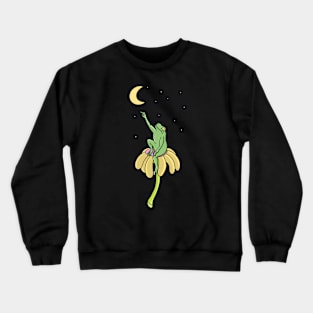 Frog and Moon Crewneck Sweatshirt